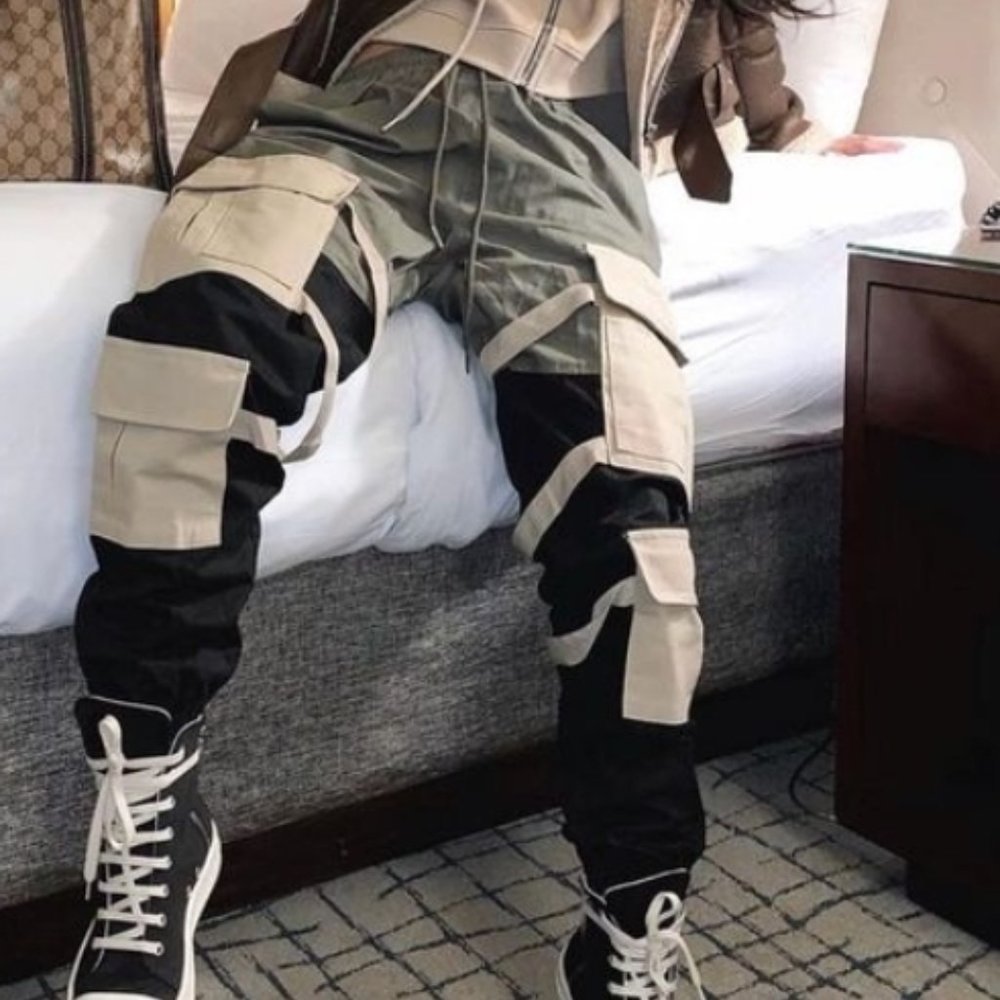 Block it out Fashion Nova Cargo Pant